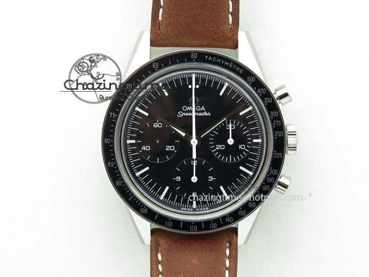 0419 Neat Constellation 131.33.41.21.03.001 SS TW Best Edition Black Dial On Gummy Strap A 7873